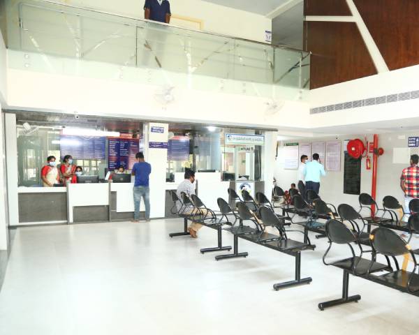 Main hall - Sarojini Devi Hospital
